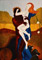 &ldquo;Persephone & Hades&rdquo; &mdash;
Oil on Canvas &mdash; 2004 &mdash;
60 x 42&rdquo;