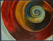 &ldquo;Spirale Imperfetto&rdquo; &mdash;
Oil on Canvas &mdash; 2006 &mdash;
50 x 38&rdquo;