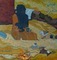 &ldquo;Solitary Tea&rdquo; &mdash;
Oil on Canvas &mdash; 2003 &mdash;
24 x 24&rdquo;  (Sold)